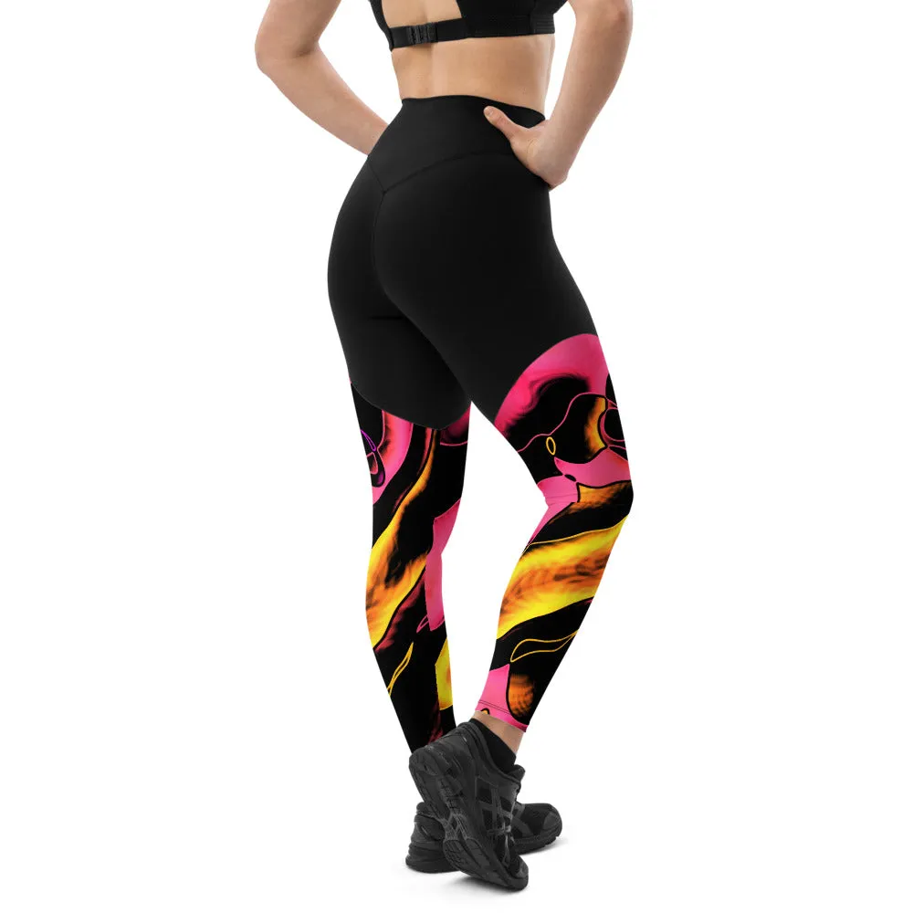 Sports Leggings Pretty Pink