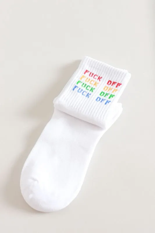 Statement Socks (warning, foul language)