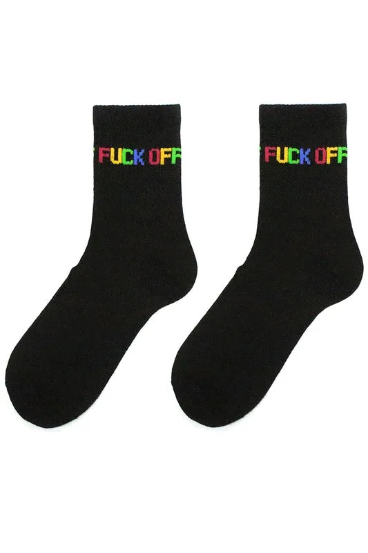 Statement Socks (warning, foul language)