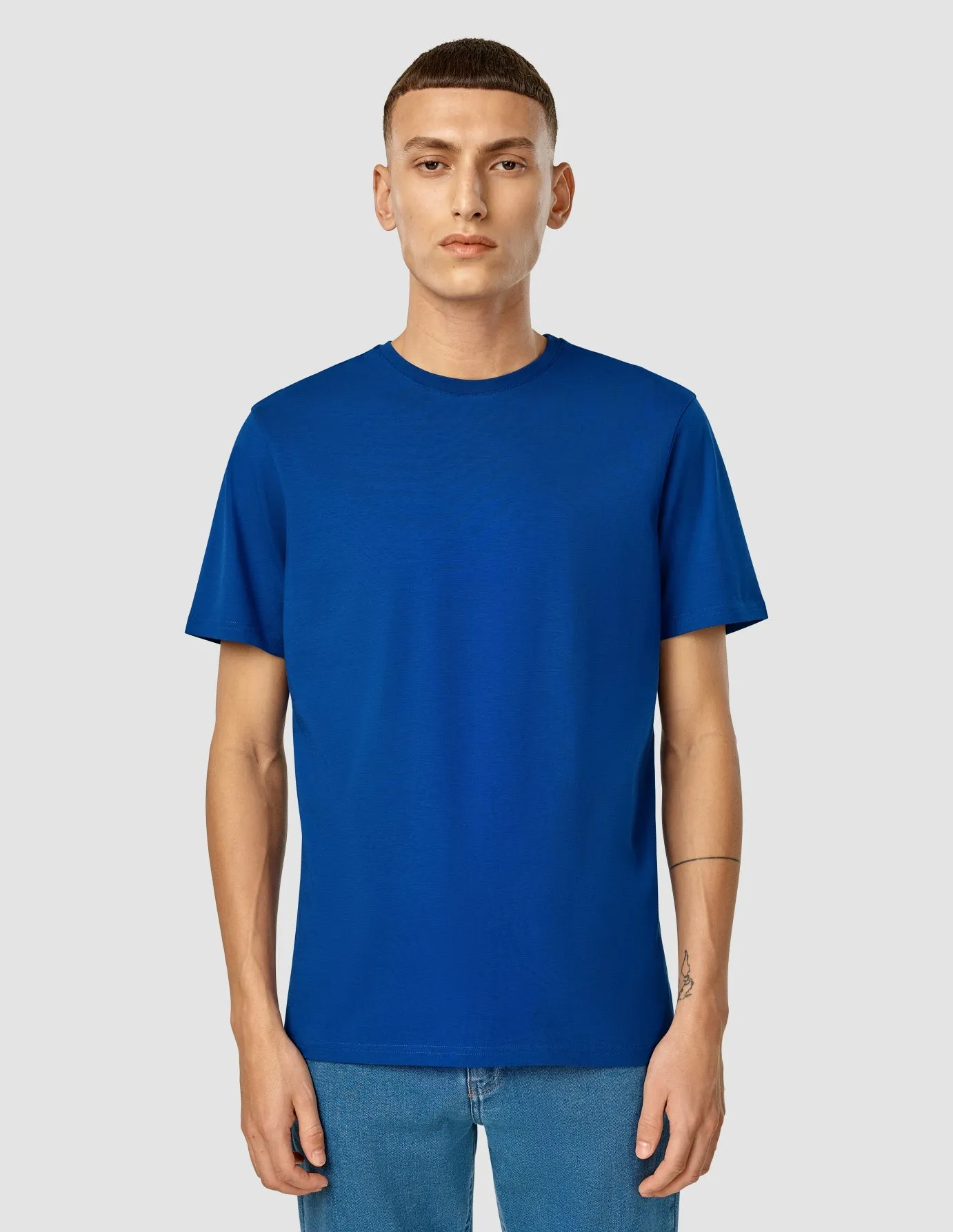 Supima T-Shirt Magnetic Blue