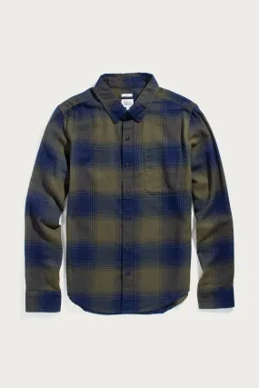 Sutton Slim Shirt / Pacific Ombre Plaid