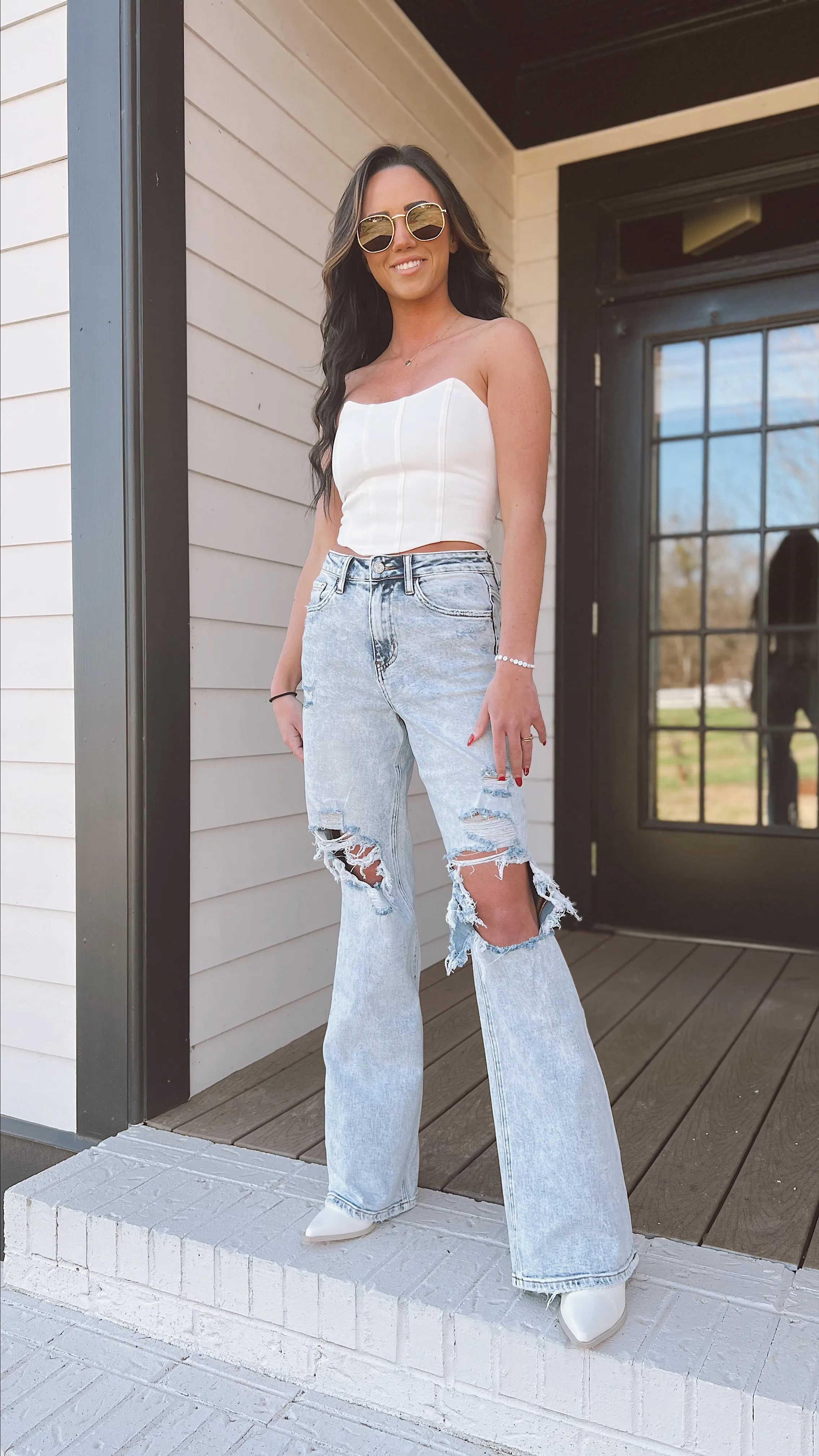 The Leslie Icon 90's Vintage Flare Jeans