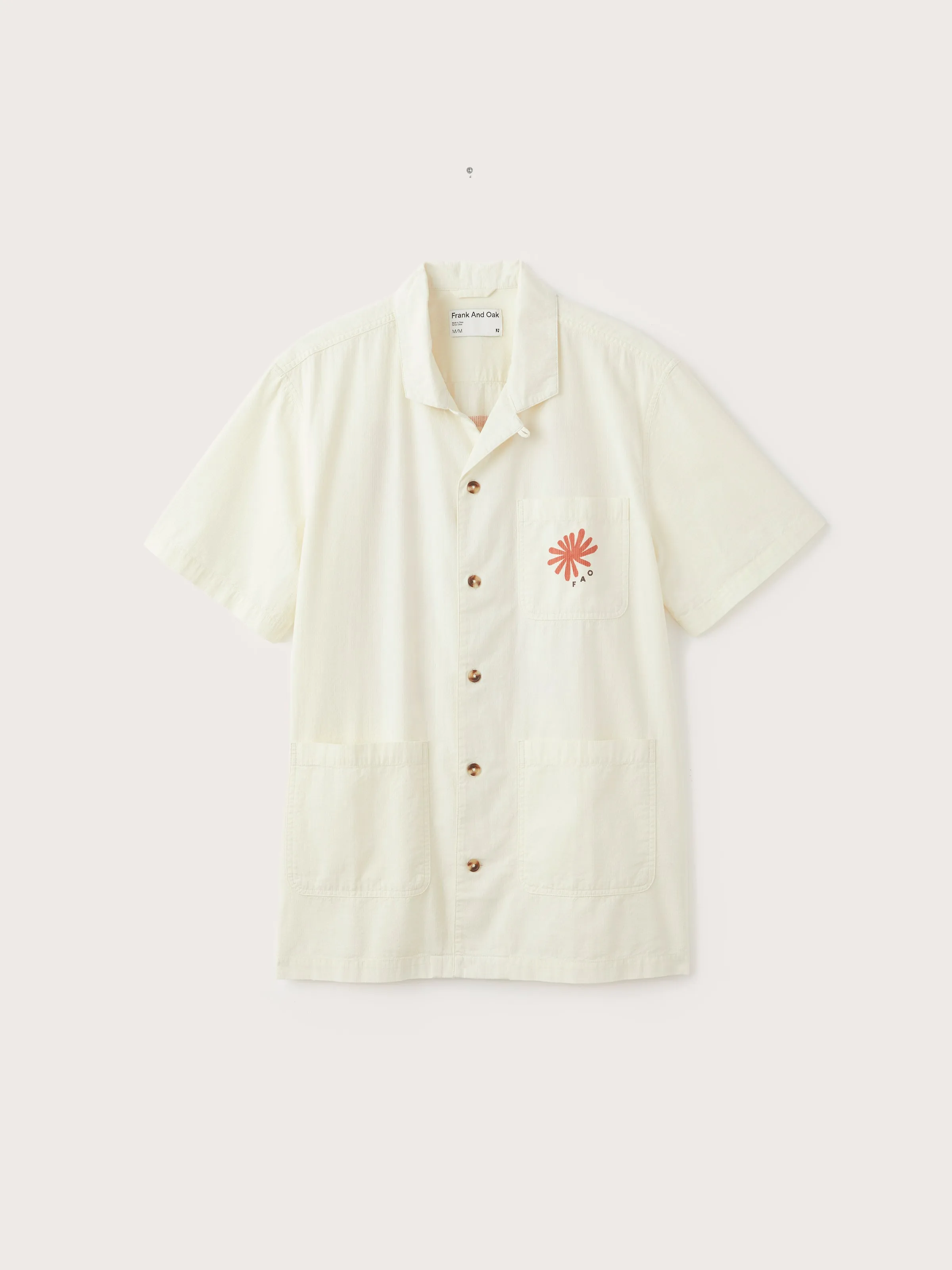 The Seersucker Summer Overshirt in White