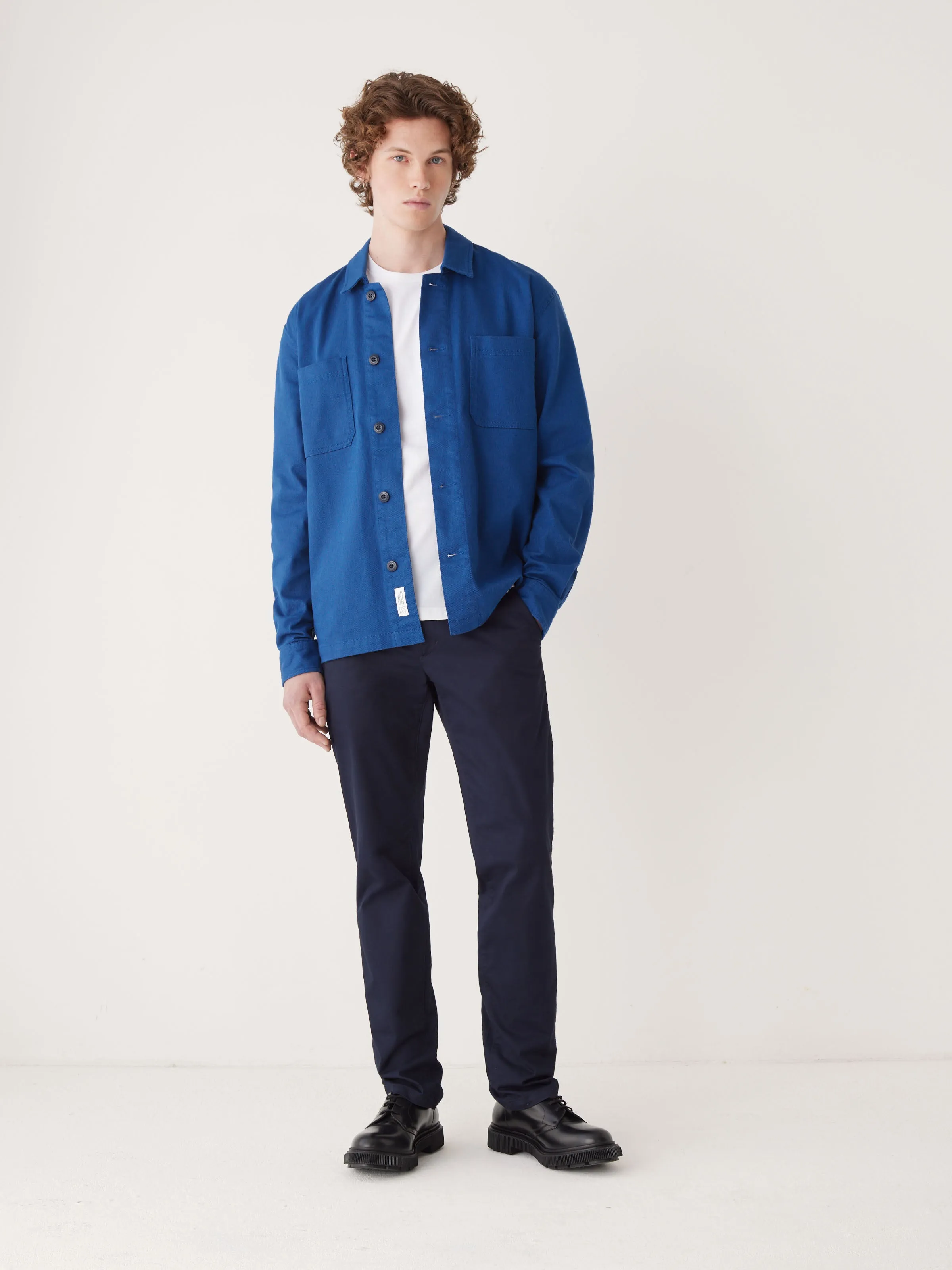 The Worker Overshirt in Cobalt