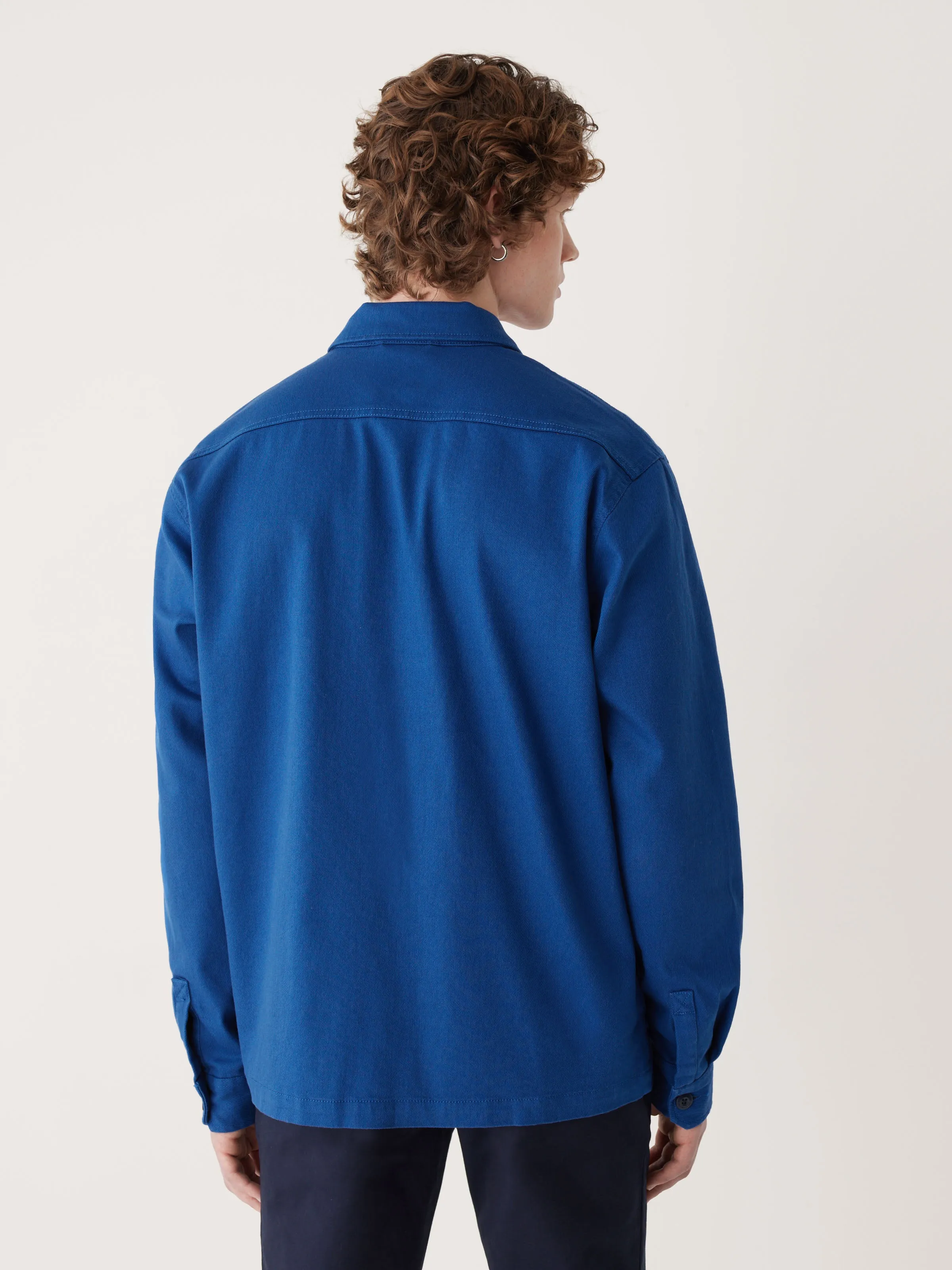 The Worker Overshirt in Cobalt