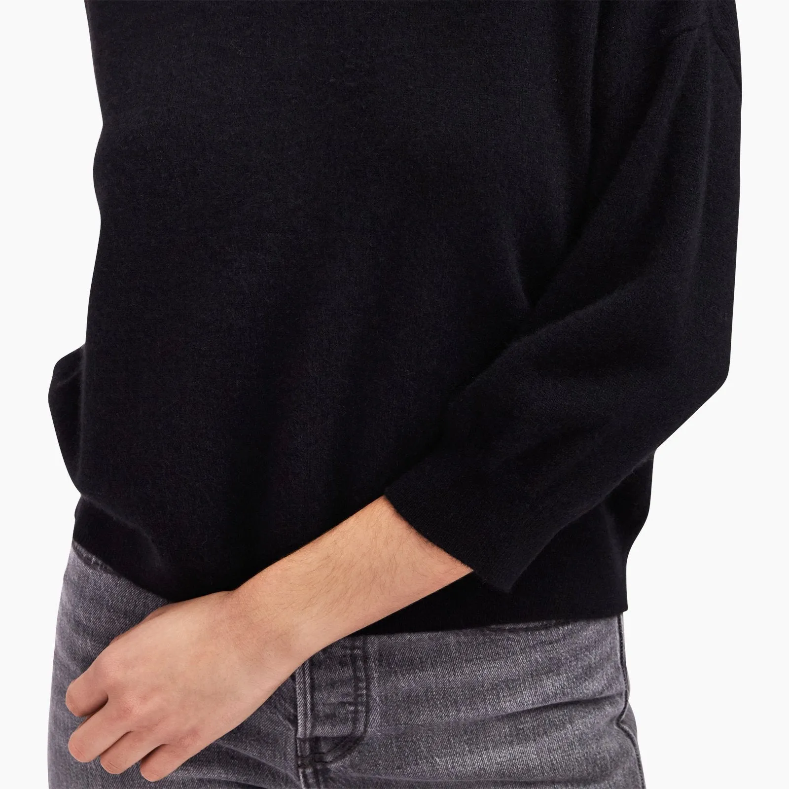 Three-Quarter Sleeve Sweatshirt