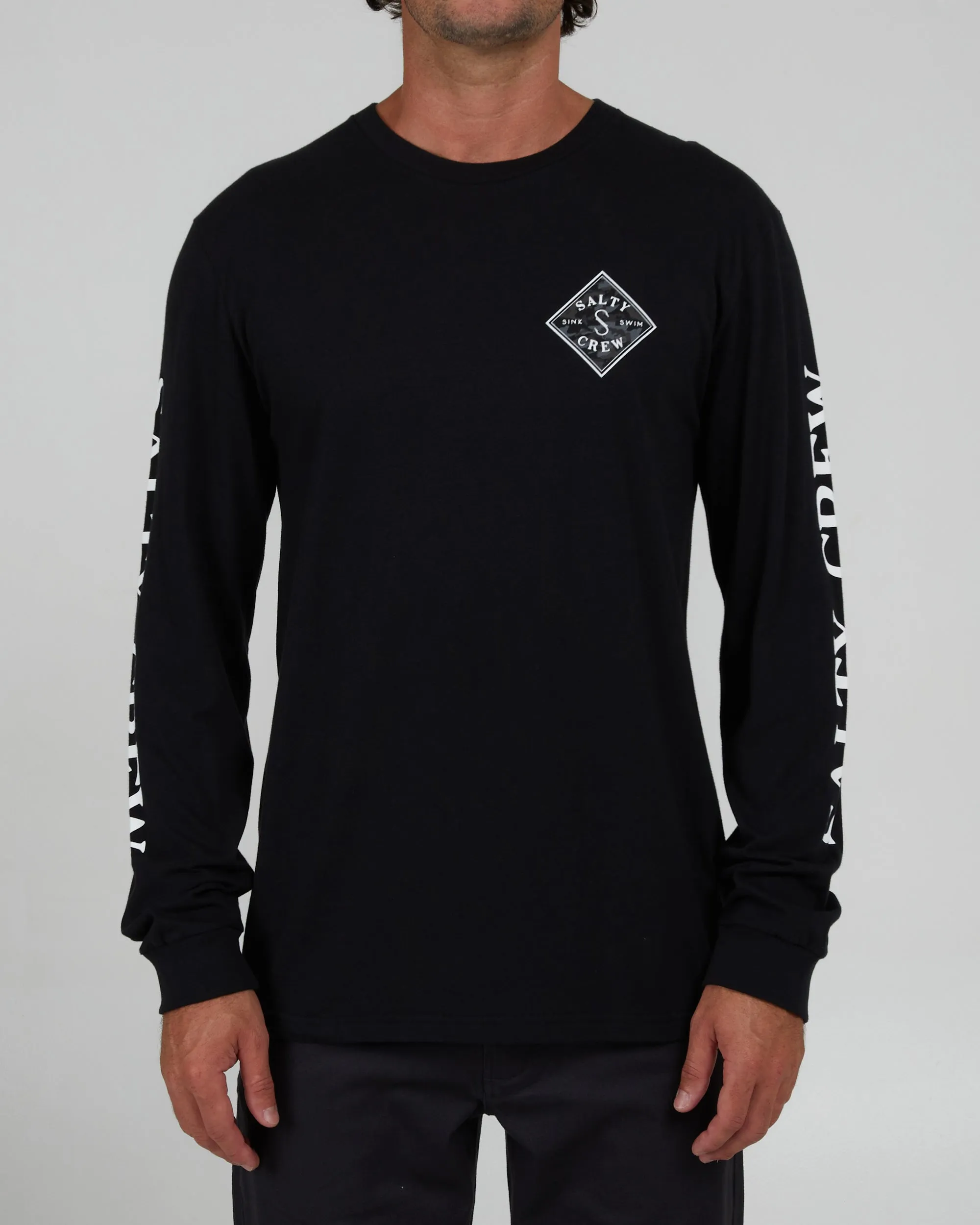 Tippet Camo Fill Black L/S Premium Tee