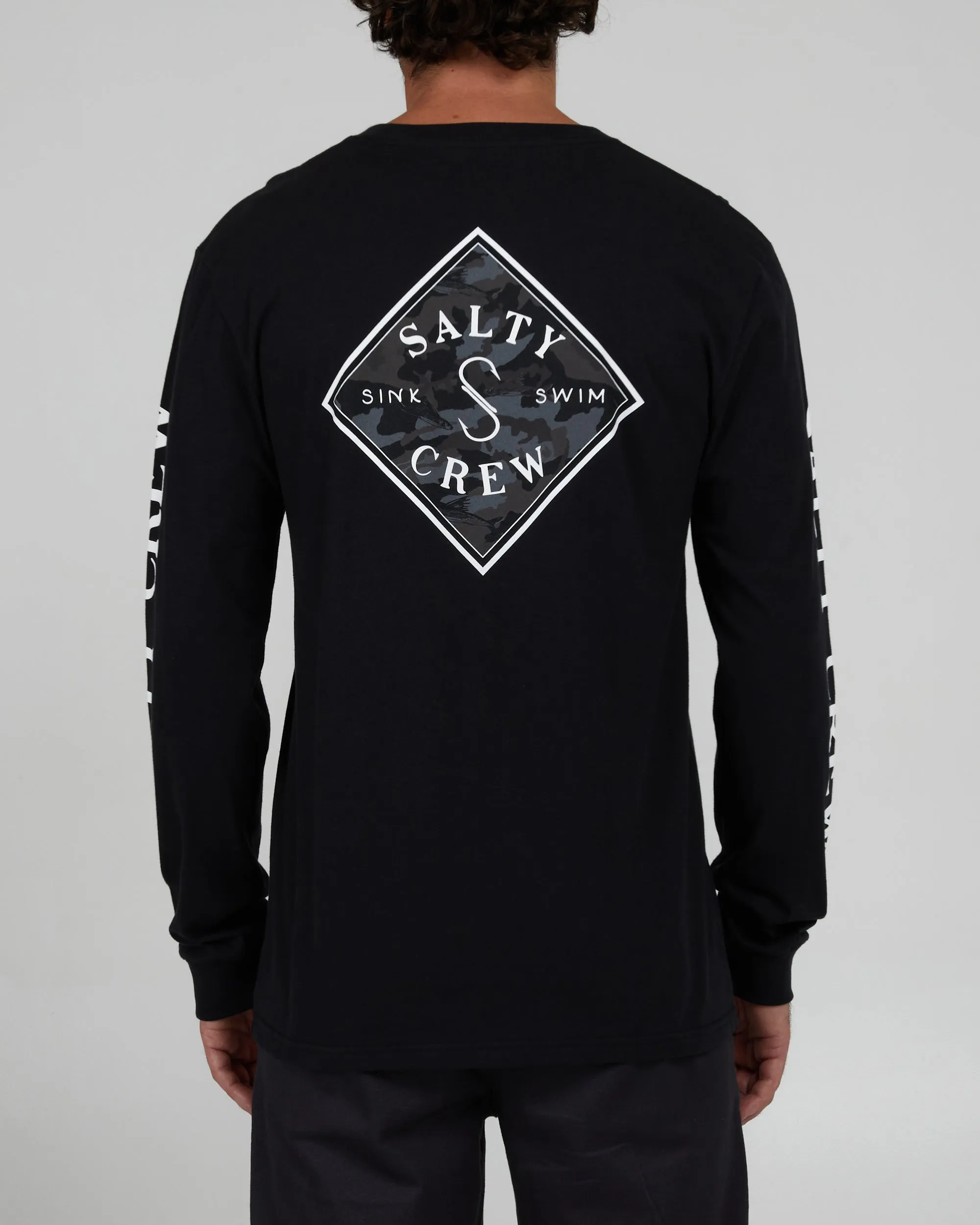 Tippet Camo Fill Black L/S Premium Tee