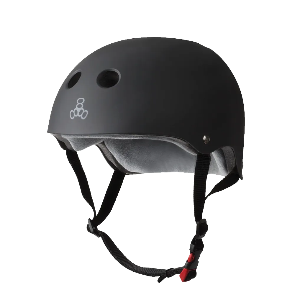 Triple 8 The Certified Sweatsaver Helmet - Black Rubber