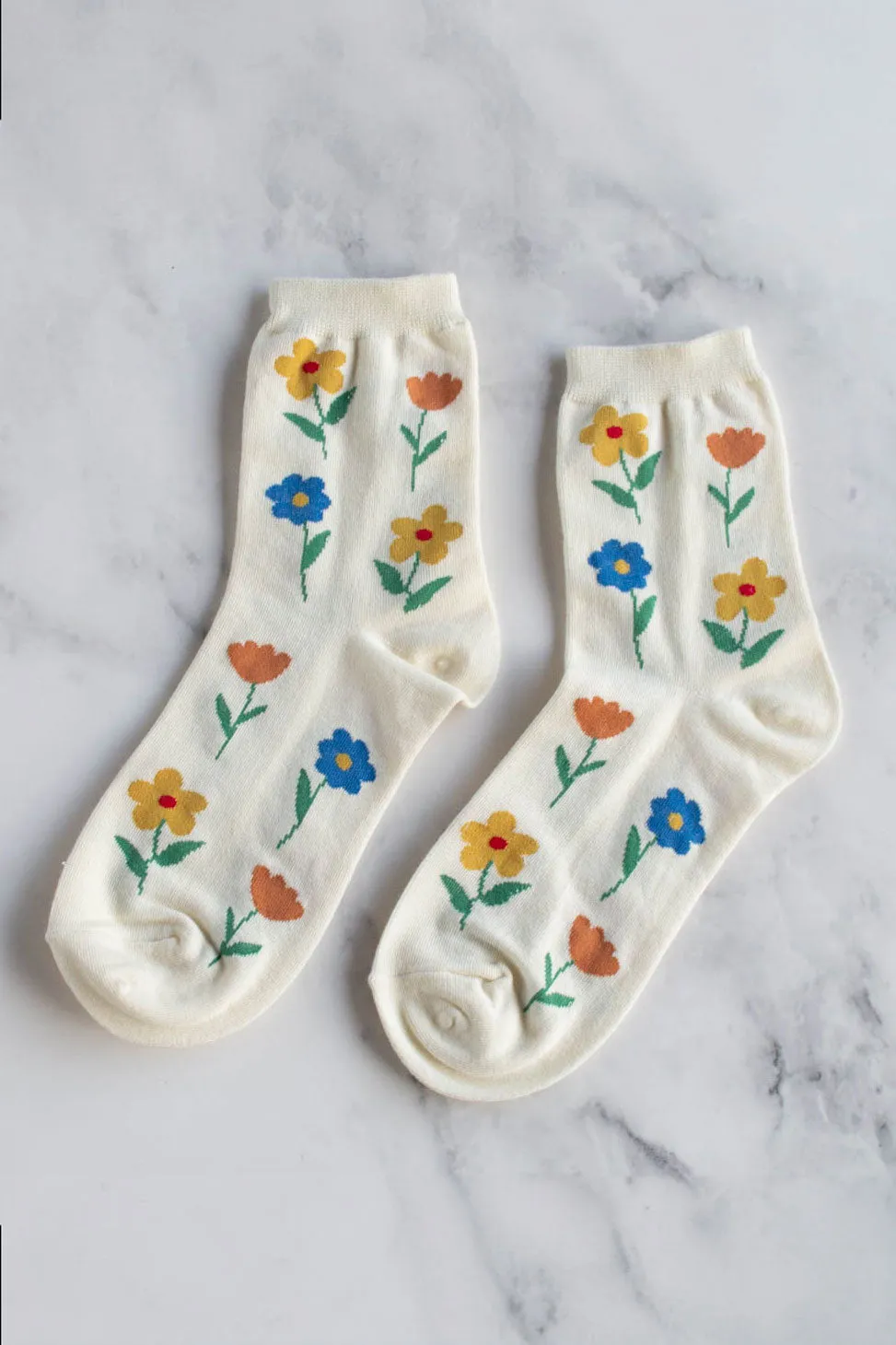 Tulips and Daisies Socks