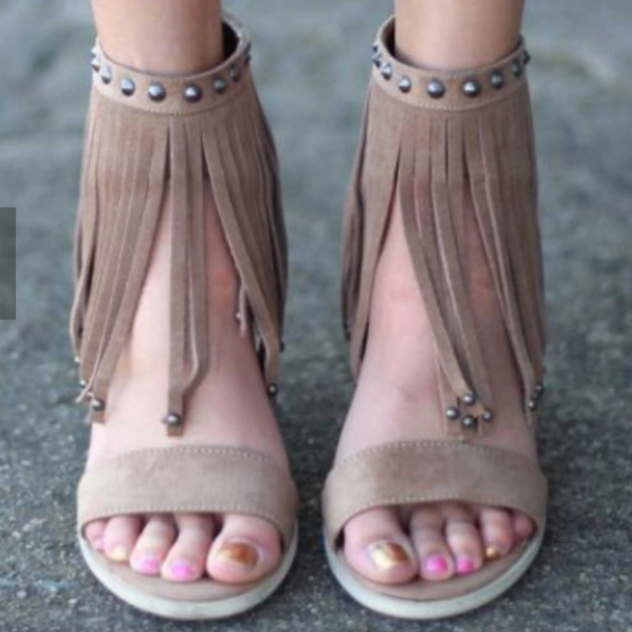 Very Volatile Lux Fringe Dress Sandals