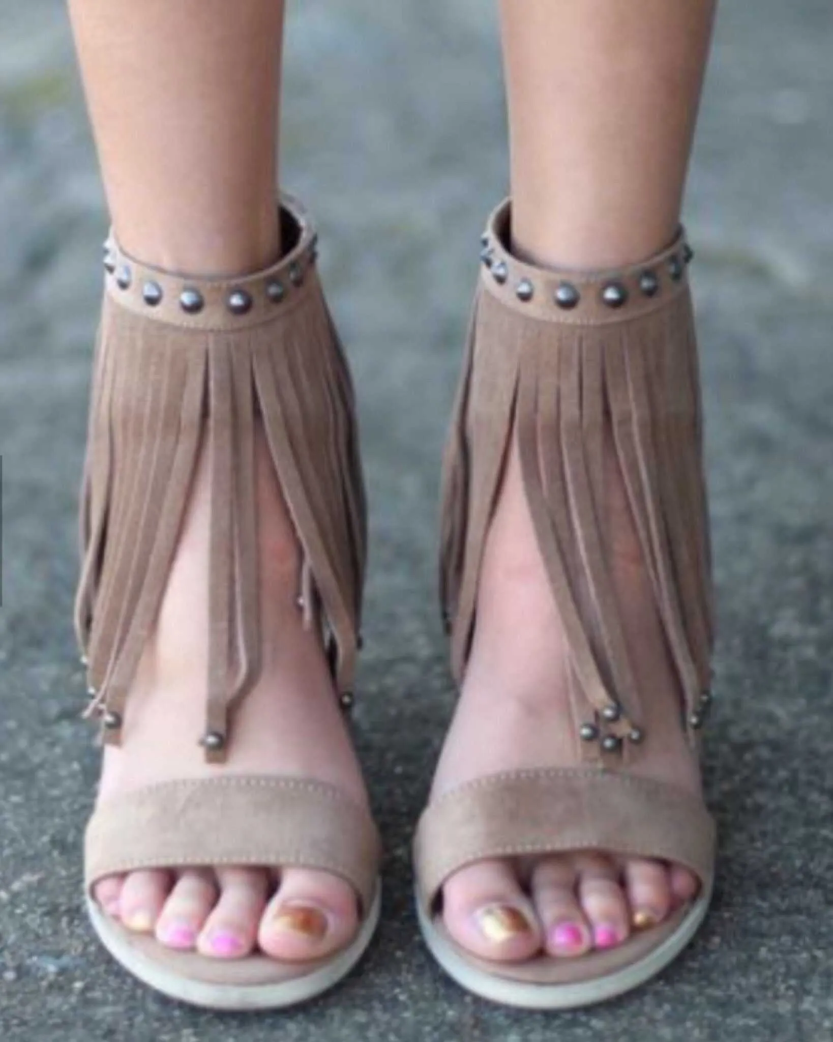 Very Volatile Lux Fringe Dress Sandals