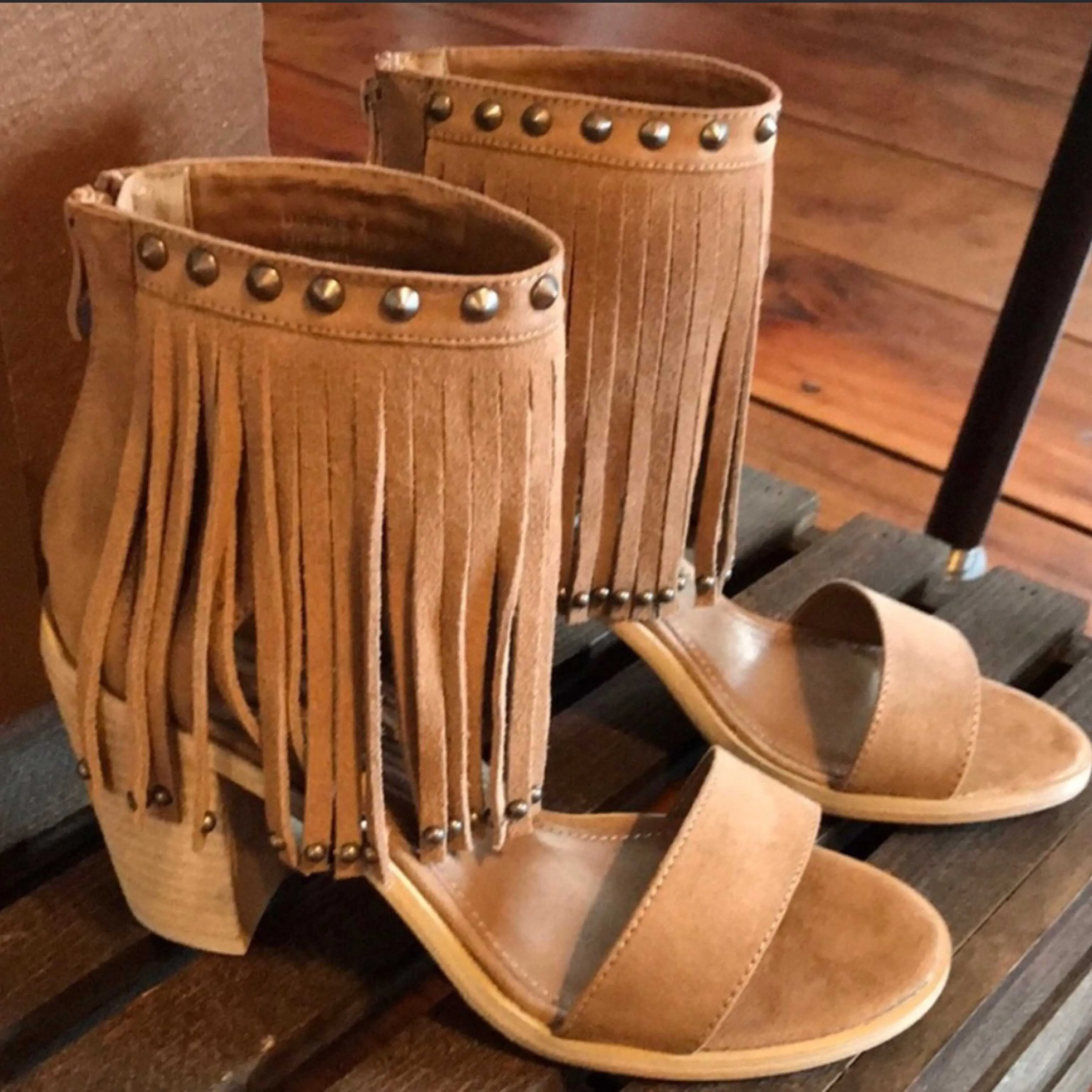 Very Volatile Lux Fringe Dress Sandals