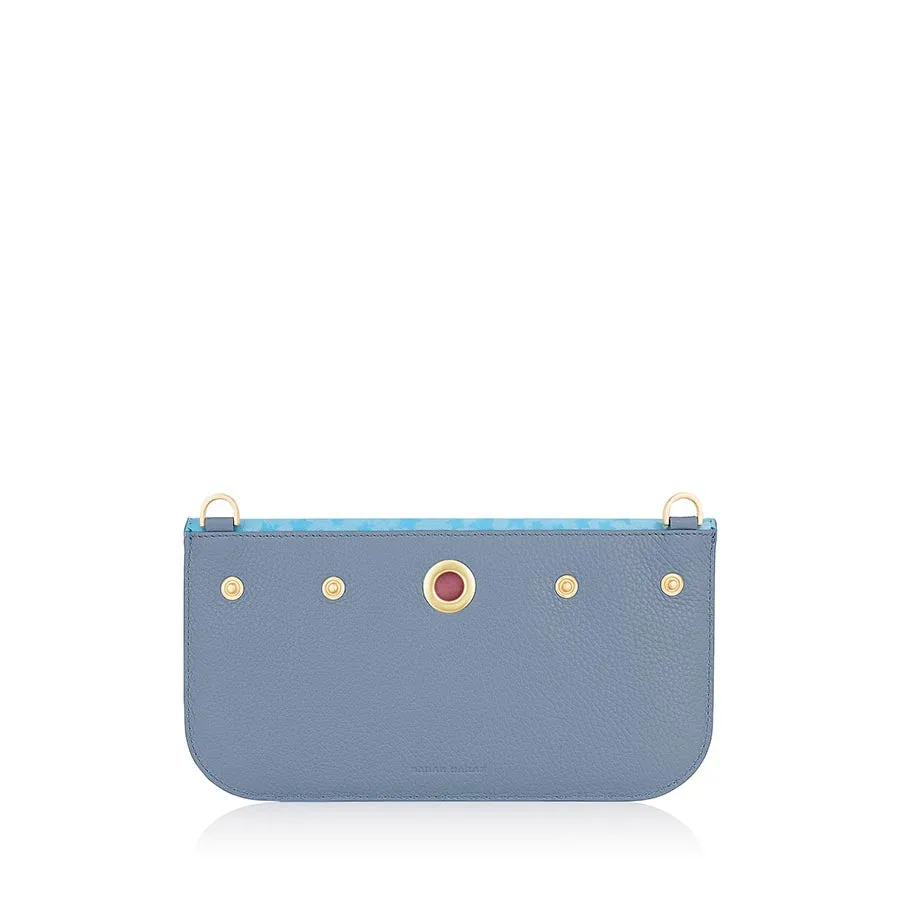 Violet Envelope Clutch - Textured - Sale