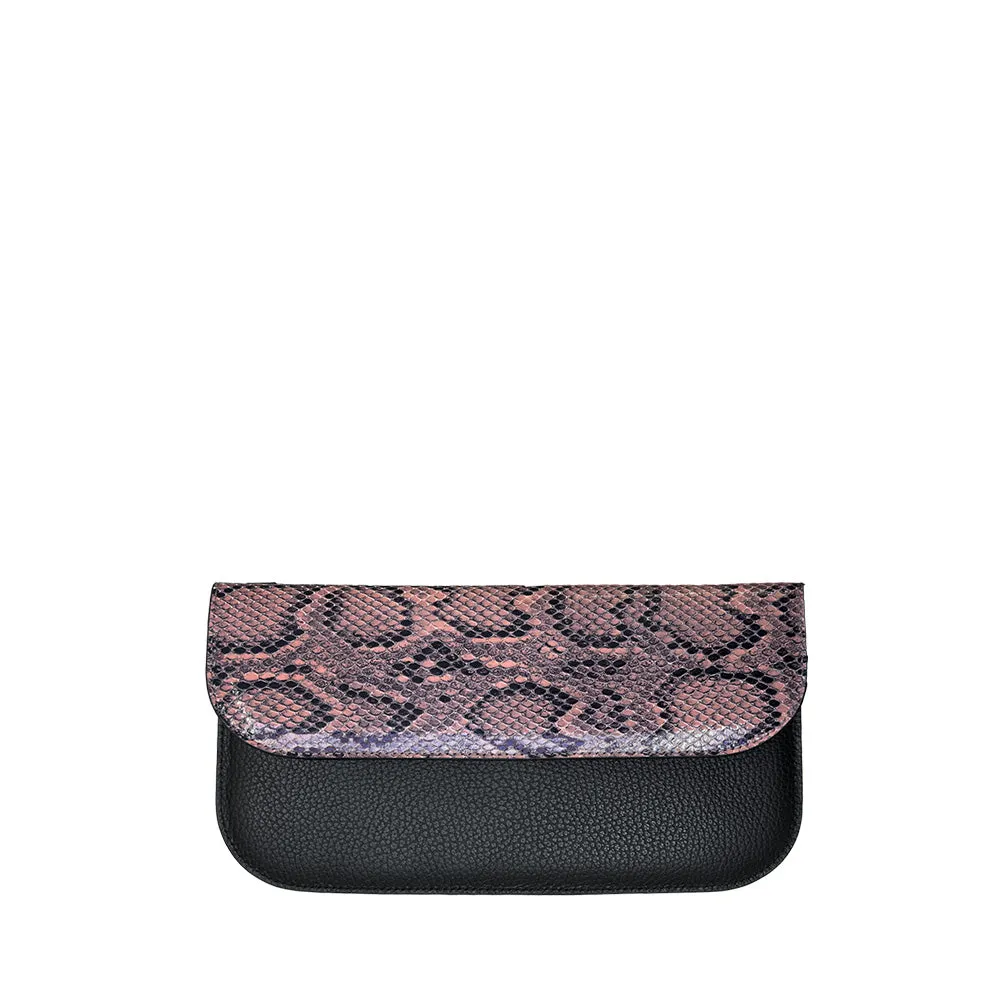 Violet Envelope Clutch - Textured - Sale