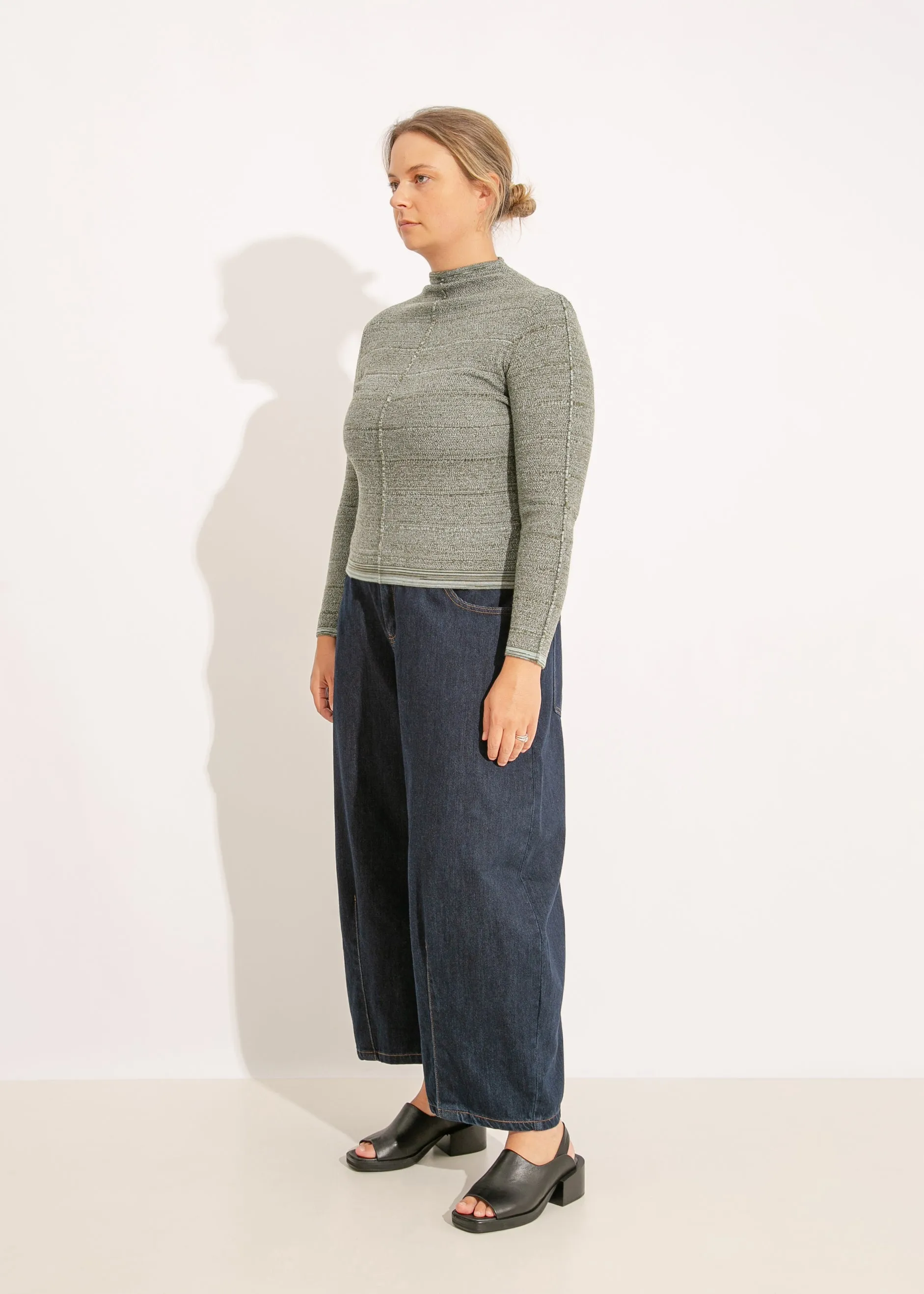 W24 | SANA KNIT / KHAKI-AQUA