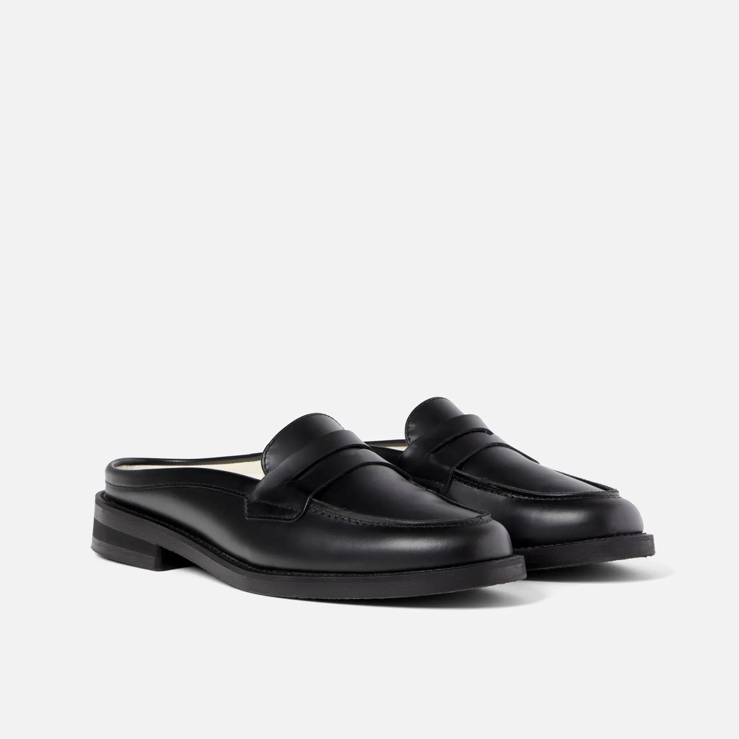 Wilde Black Mule Loafer - Women's