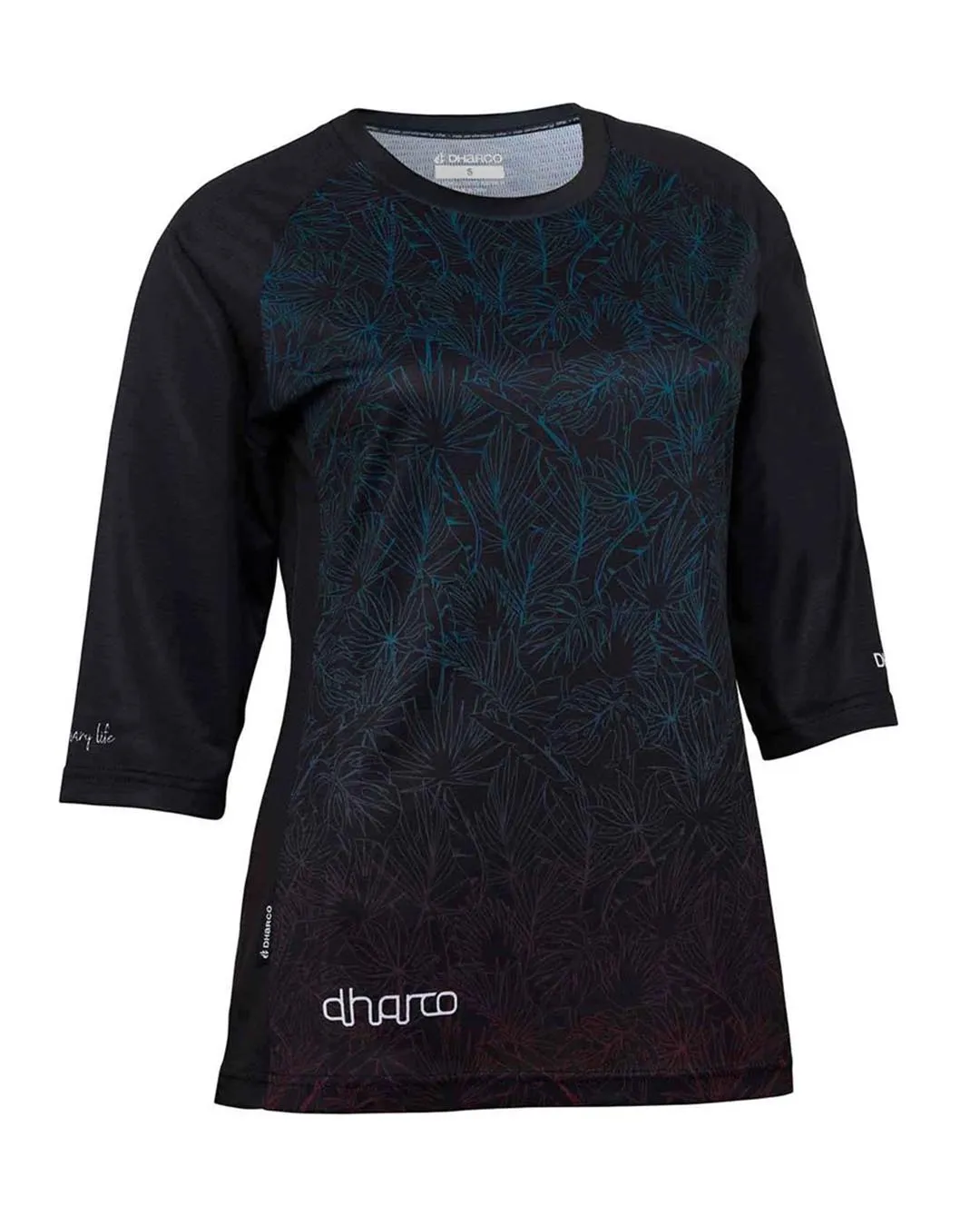 Womens 3/4 Sleeve Jersey | Tropical Fade