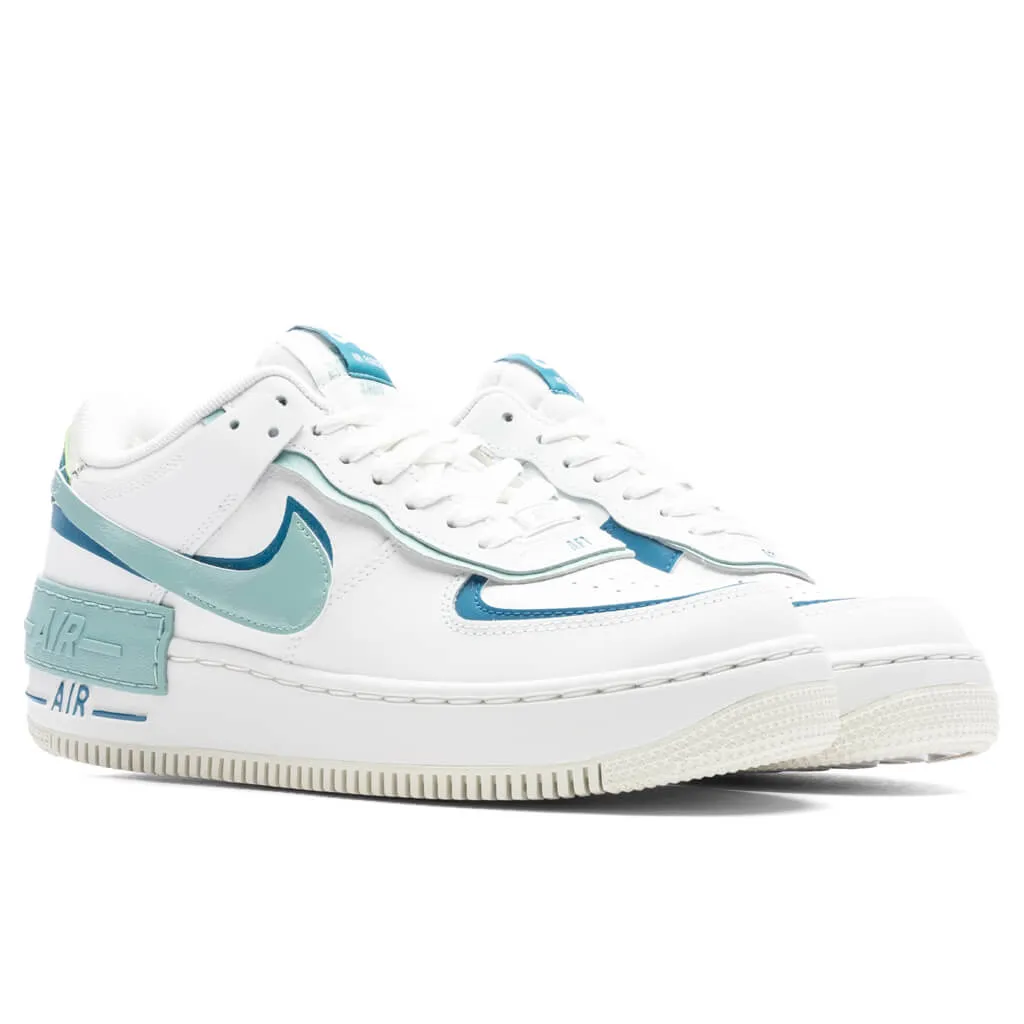 Women's AF1 Shadow - Summit White/Mineral/Industrial Blue