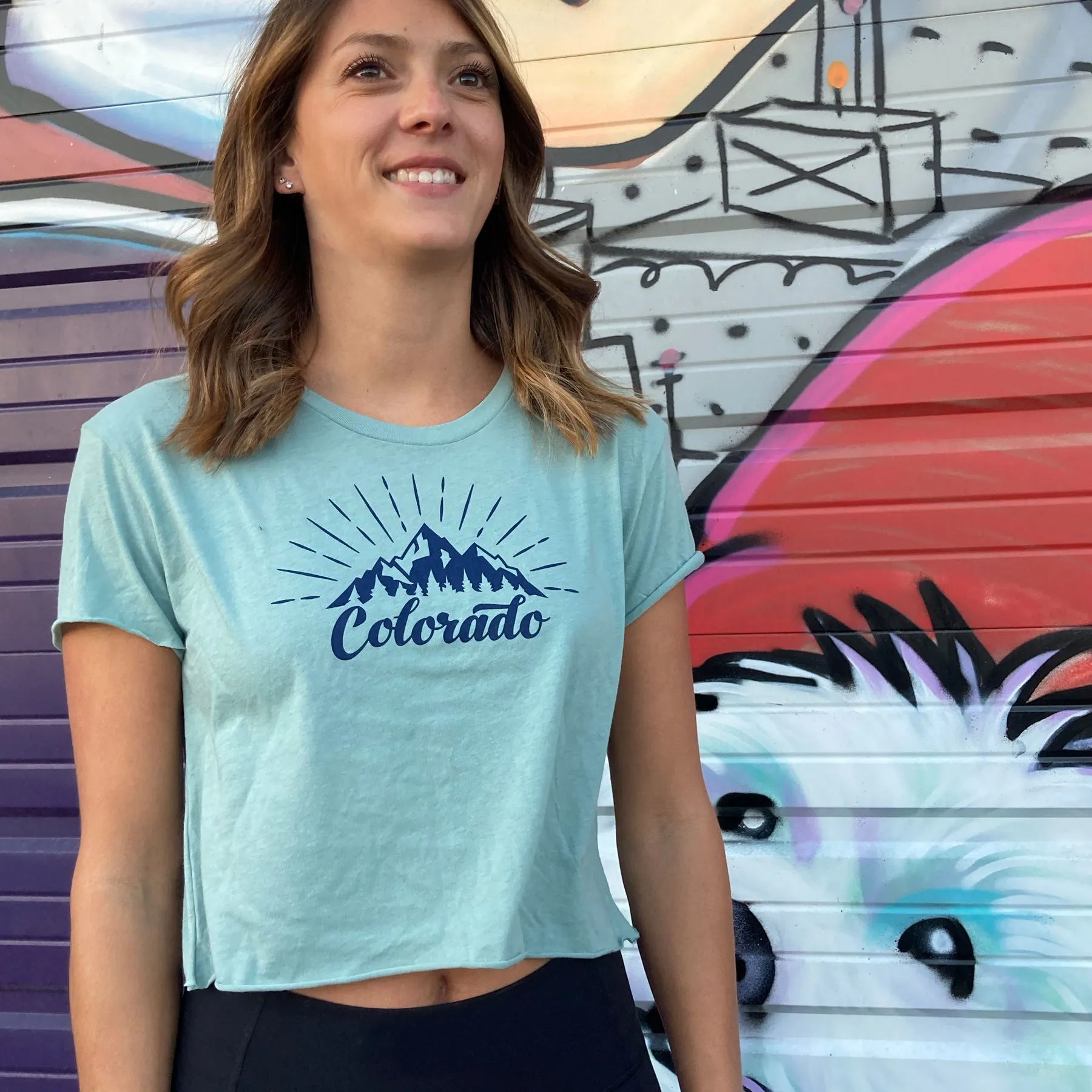 Women's Colorado Rays Cropped T-Shirt