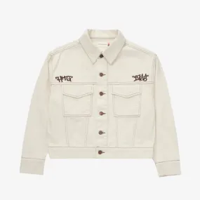 womens honor the gift carpenter jacket (bone)