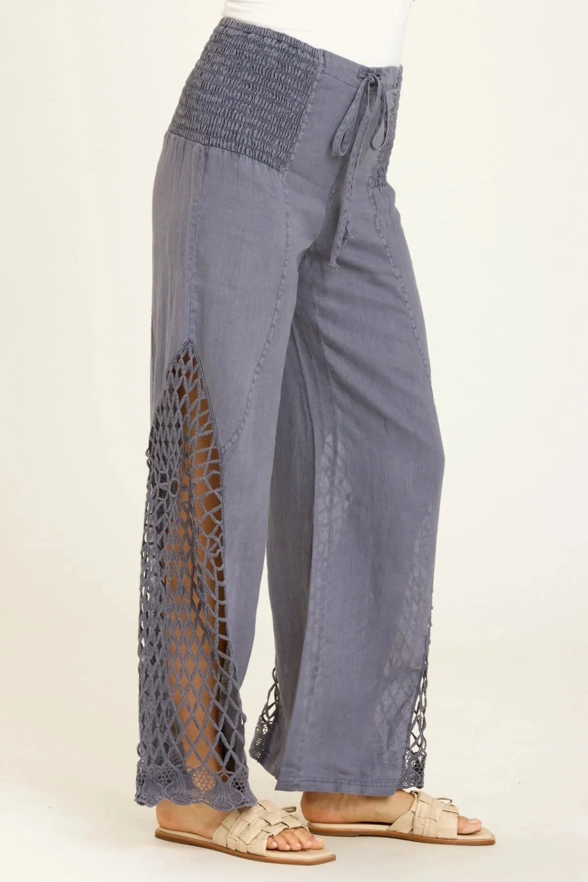 XCVI Linen Drawstring Florin Pants