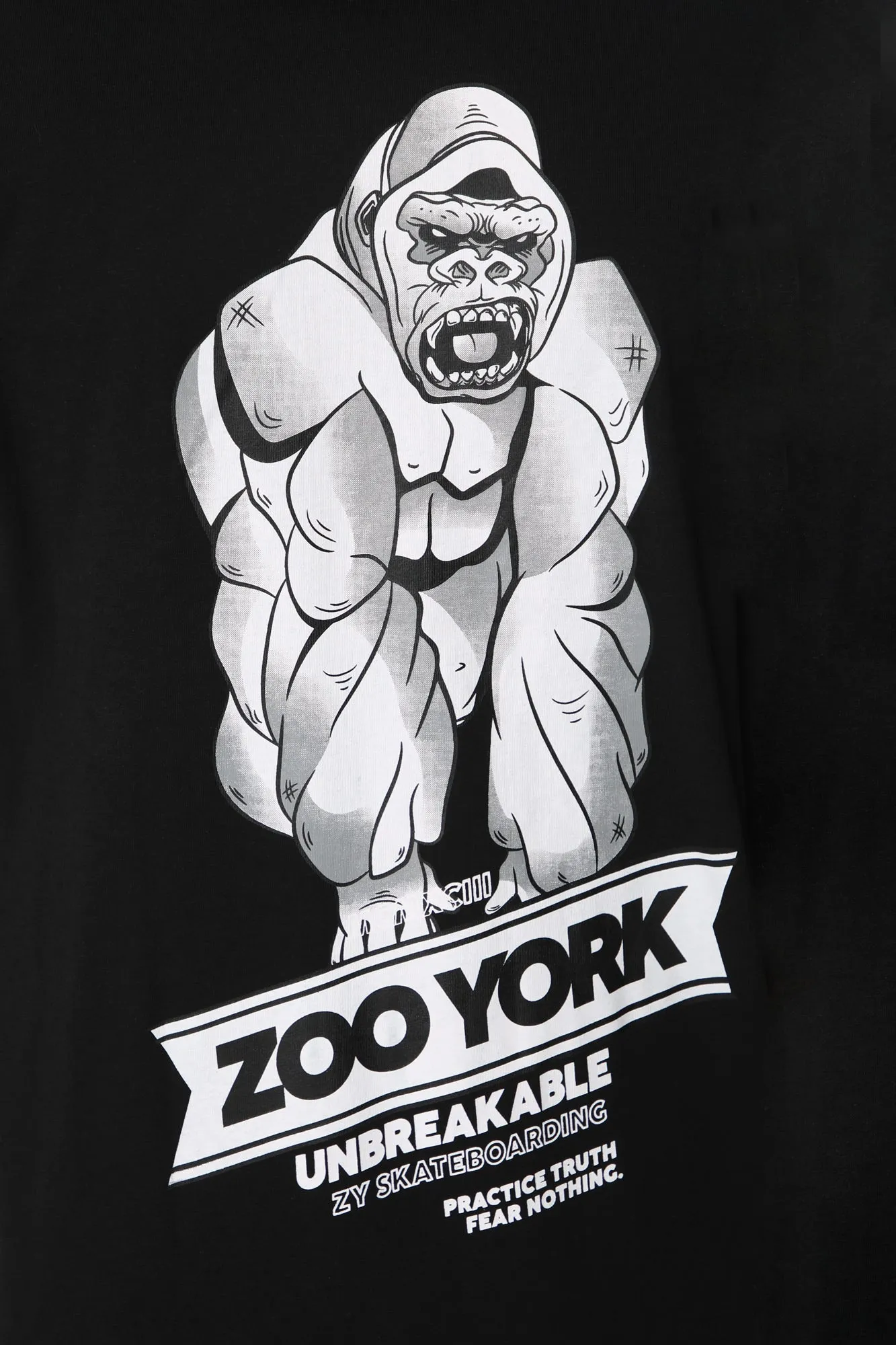 Zoo York Mens Gorilla Unbreakable T-Shirt