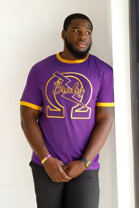 Ω Bruhz Chenille Ringer Tee